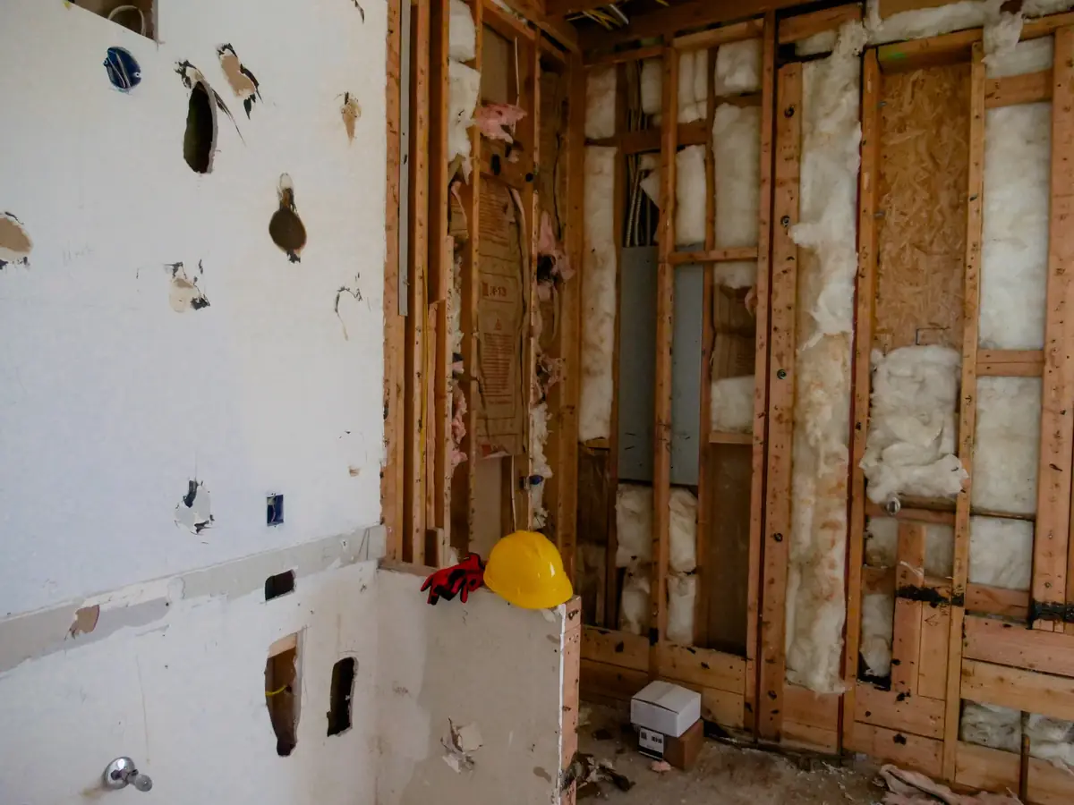 Strip-out back to the structure