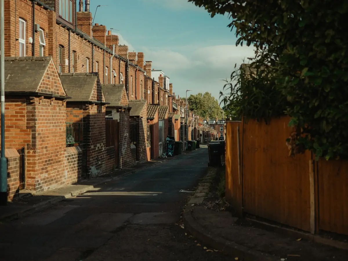 Terraced houses on a Leeds street
